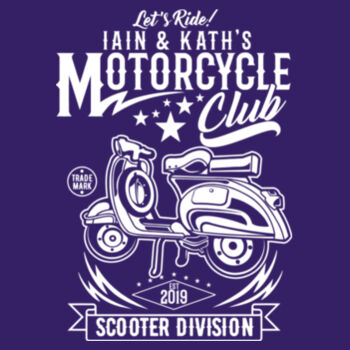 Iain & Kath's Motorcycle Club T-Shirt - Regular T-shirt Design