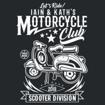 Iain & Kath's Motorcycle Club T-Shirt - Women's Fitted T-shirt Design
